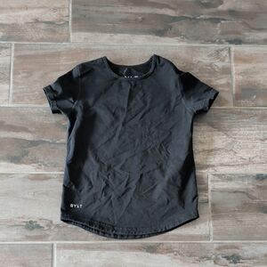 BYLT Basics Kids Black Short Sleeve Crew Tee